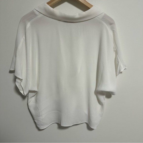 Wilfred Cream Tie-Front Blouse - Picture 2 of 5